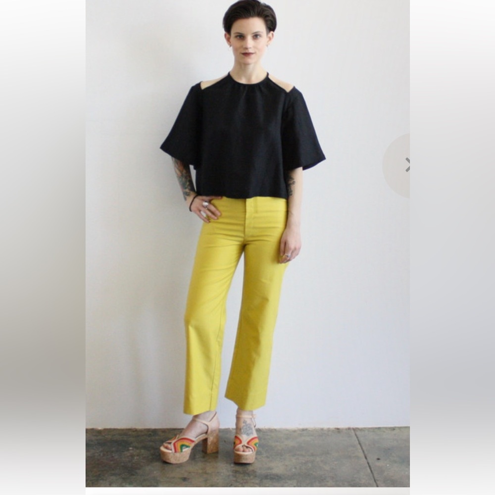 Yellow Women's Pants